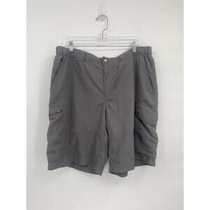 Columbia Omni-Shade Kestrel Trail Shorts Gray Men's W 40 L 10